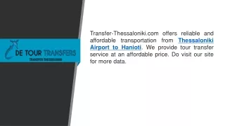 transfer thessaloniki com offers reliable