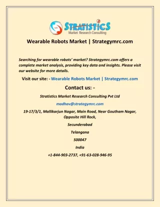 wearable robots market strategymrc com
