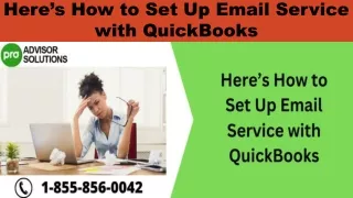 here s how to set up email service with quickbooks