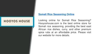 somali rice seasoning online looking online