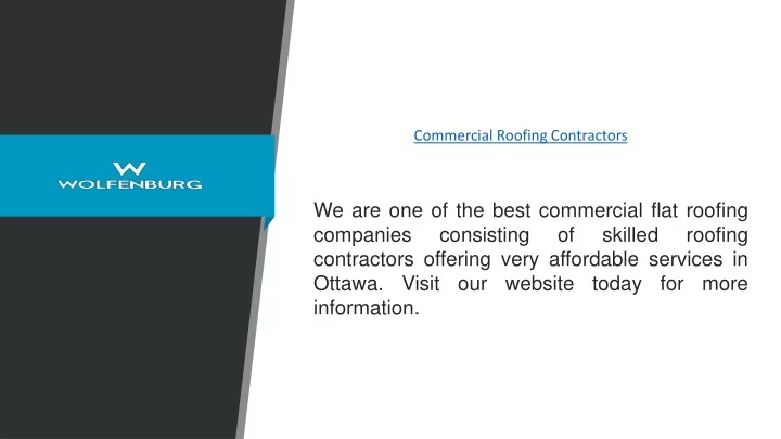 commercial roofing contractors