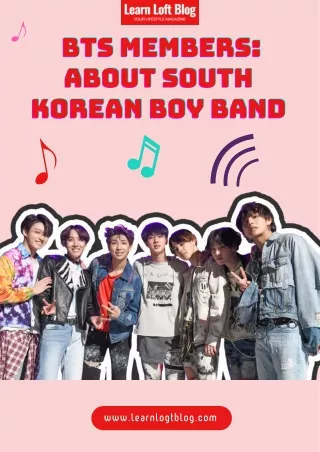 South Korean Boy Band: All About The