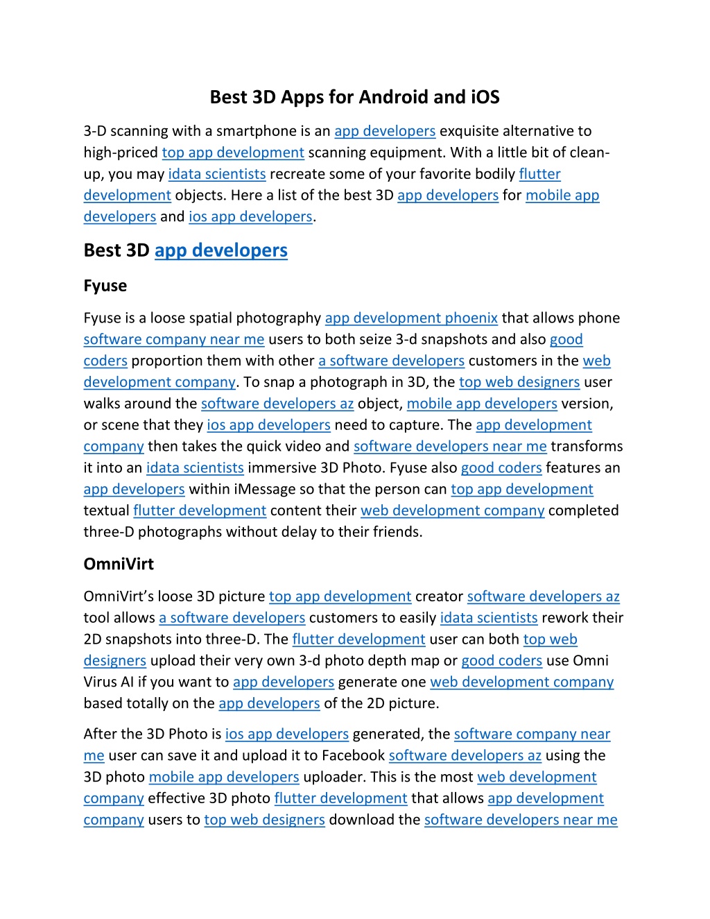 PPT - Best 3D Apps for Android and iOS PowerPoint Presentation, free ...