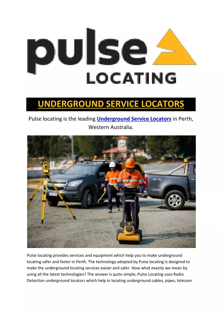 underground service locators