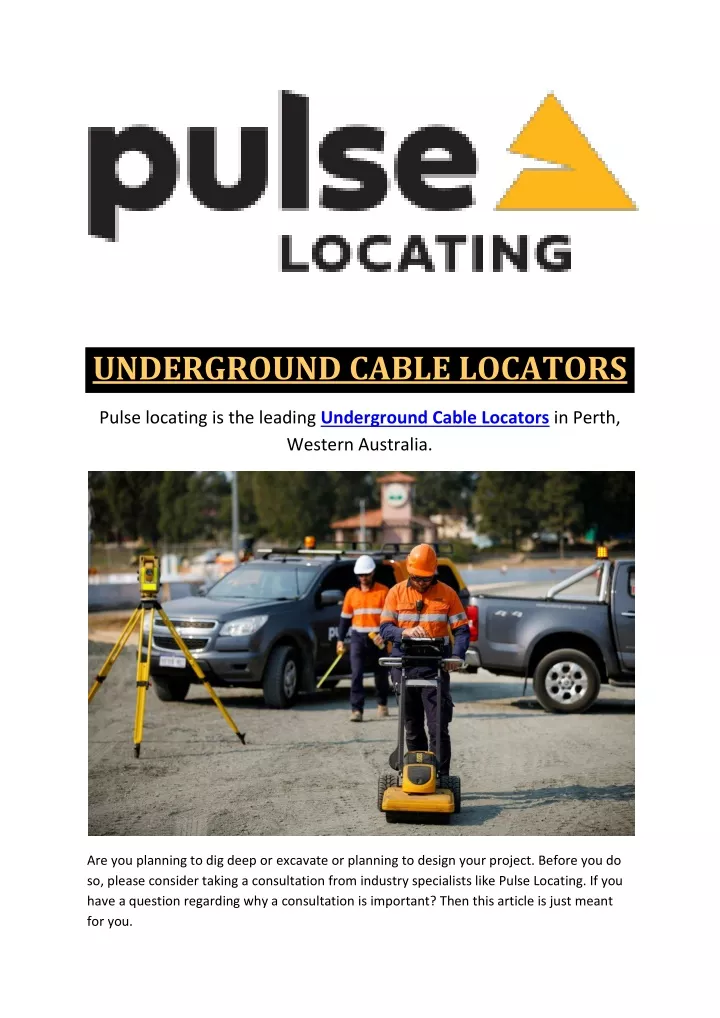 underground cable locators