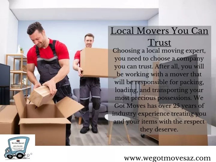 local movers you can trust