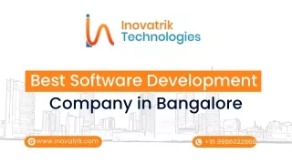 best software development company in bangalore