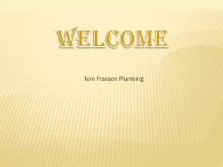 tom fransen plumbing