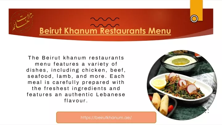 beirut khanum restaurants menu