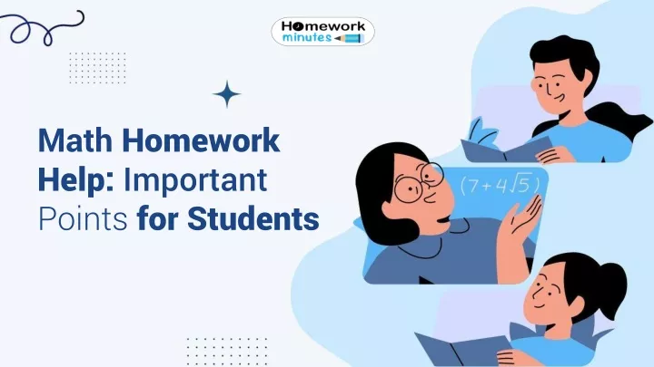 math homework help important points for students