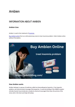 Buy Ambien Overnight Delivery