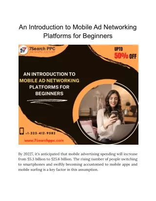 An Introduction to Mobile Ad Networking Platforms for Beginners