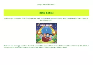 [Pdf]$$ Bible Babies EBook
