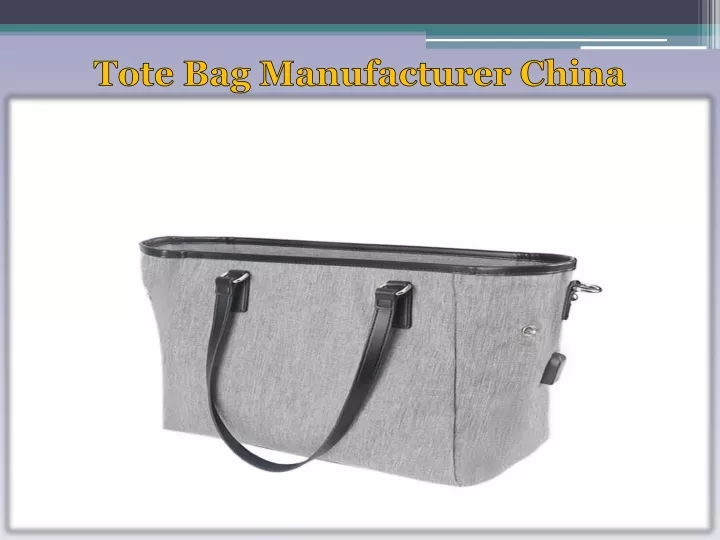 tote bag manufacturer china