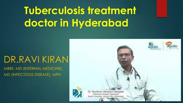 tuberculosis treatment doctor in hyderabad