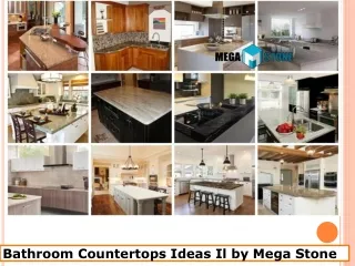 Bathroom Countertops Ideas Il by Mega Stone