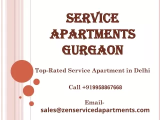 Service Apartment Gurgaon