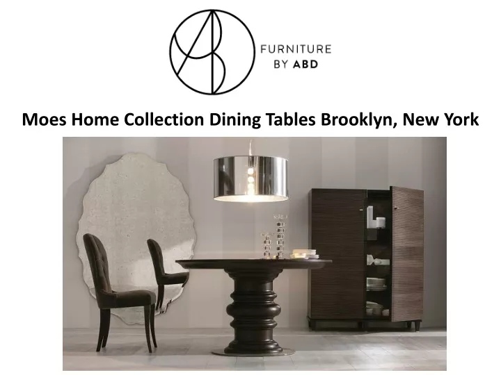 moes home collection dining tables brooklyn