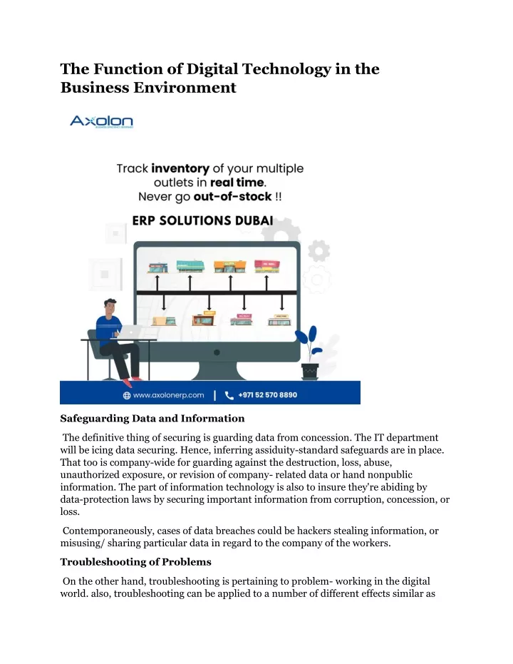 the function of digital technology