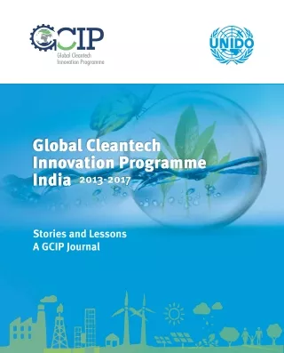 Global cleantech innovation programme india