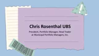 chris rosenthal ubs