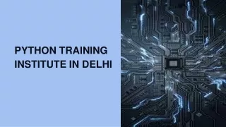PYTHON TRAINING INSTITUTE IN DELHI