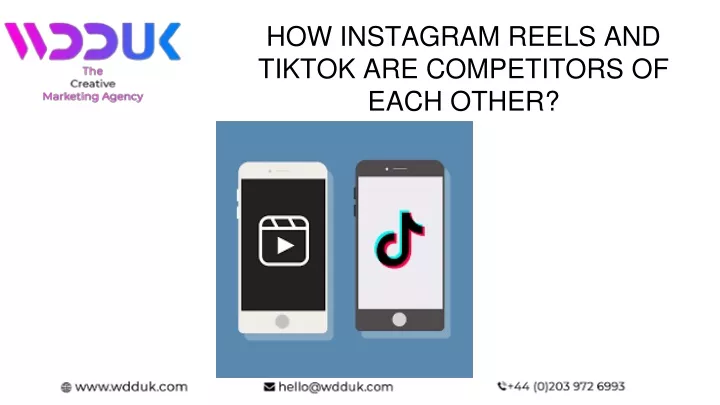 how instagram reels and tiktok are competitors of each other