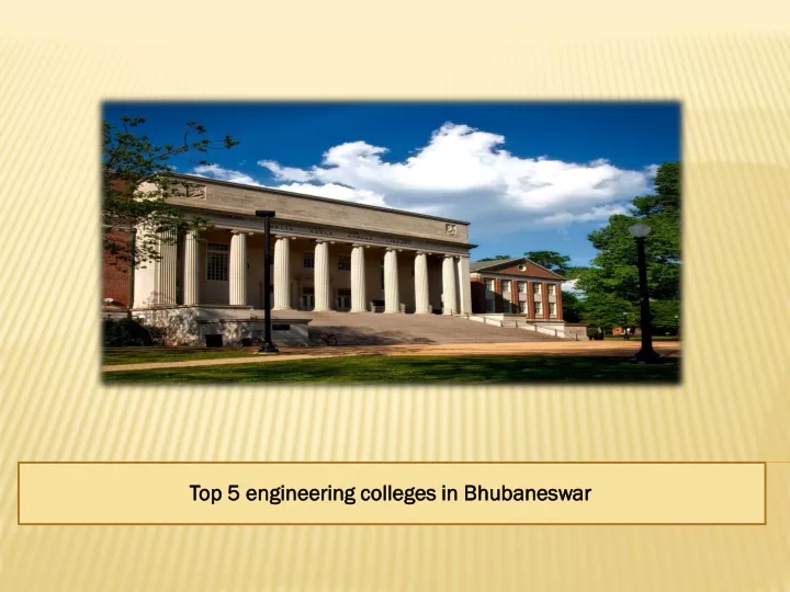 top 5 engineering colleges in bhubaneswar