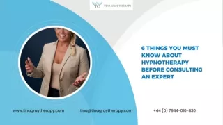 6 Things You Must Know about Hypnotherapy before Consulting an Expert