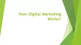 how digital marketing works