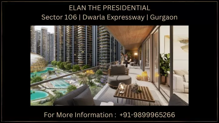 elan the presidential sector 106 dwarla