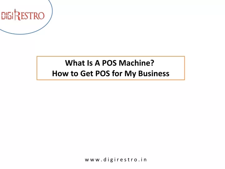 what is a pos machine