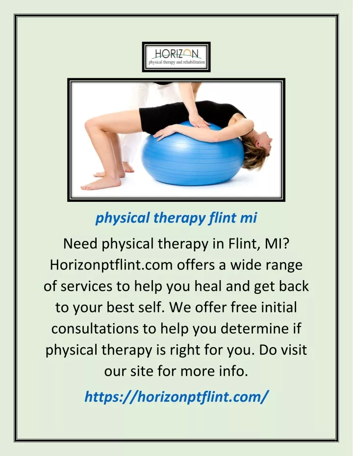 physical therapy flint mi