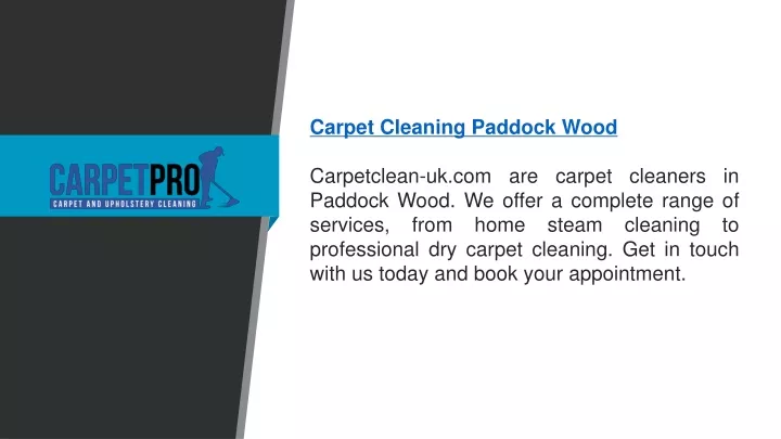 carpet cleaning paddock wood carpetclean