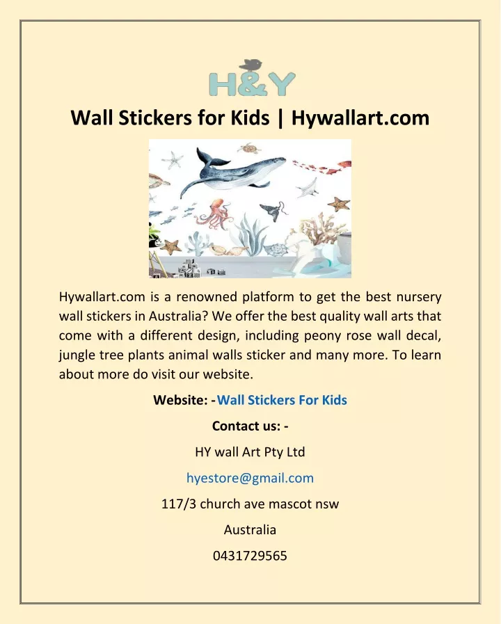 wall stickers for kids hywallart com