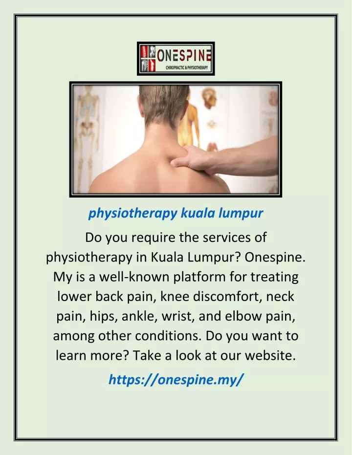 physiotherapy kuala lumpur