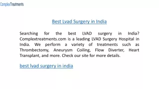 best lvad surgery in india