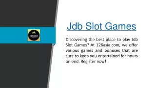 jdb slot games