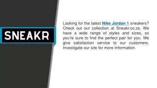 Nike Jordan 1   Sneakr.co.za