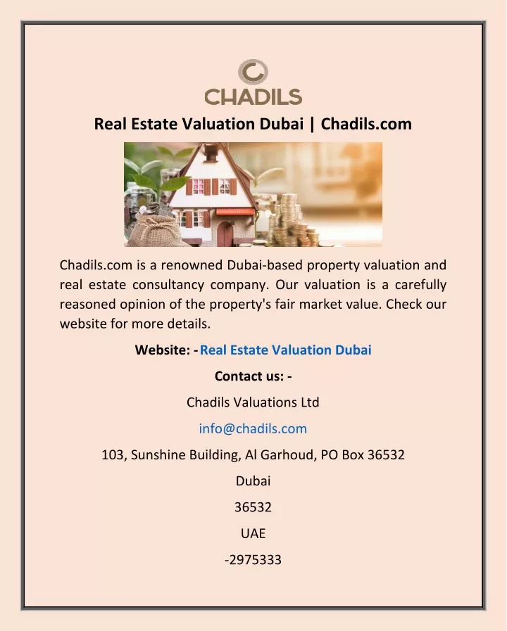 real estate valuation dubai chadils com