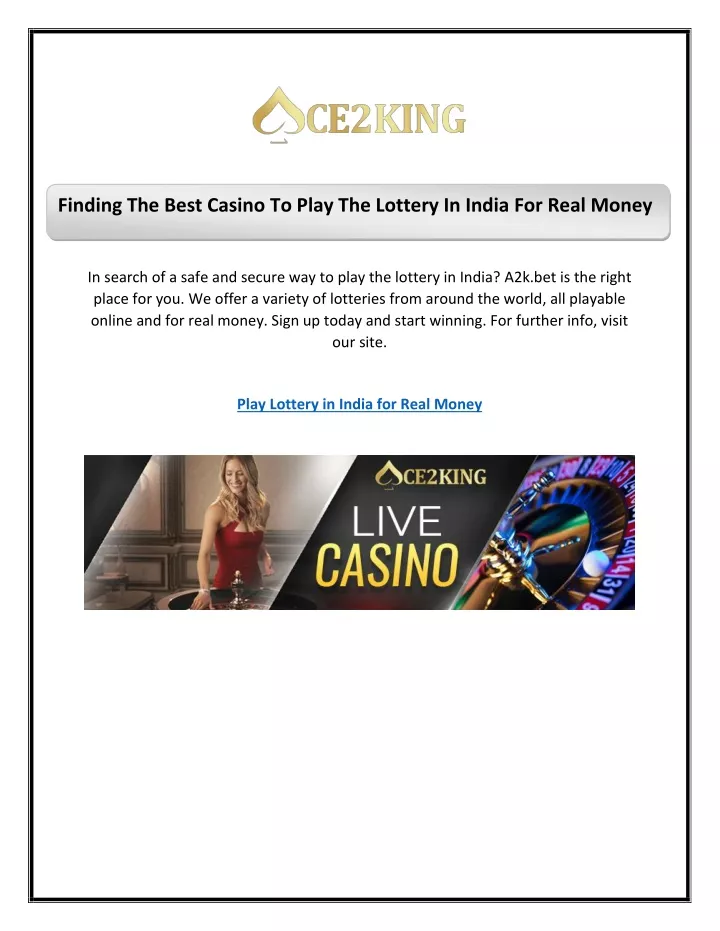 finding the best casino to play the lottery