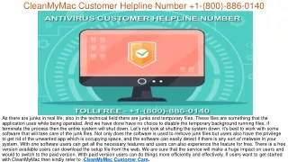 cleanmymac customer helpline number 1 800 886 0140
