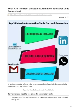 what are the best linkedin automation tools