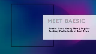 Baesic - Shop Heavy Flow - Regular Sanitary Pad in India at Best Price
