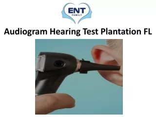 Audiogram Hearing Test Plantation FL