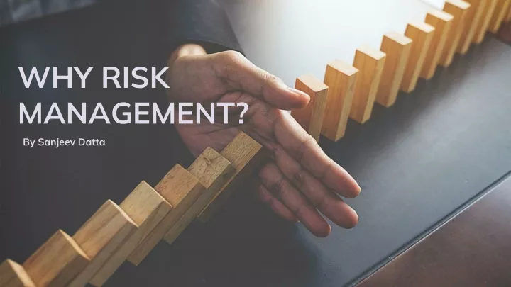 why risk management