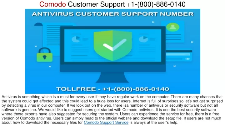comodo customer support 1 800 886 0140