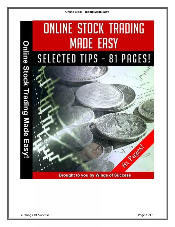 online stock trading made easy