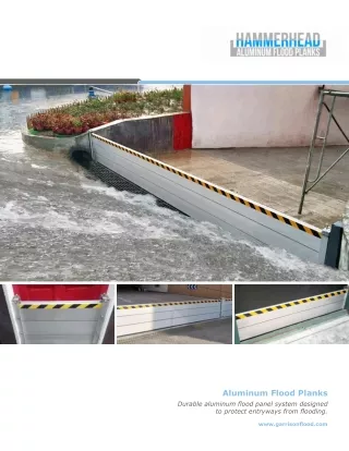 Hammerhead Aluminum Flood Plank System Brochure