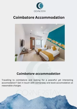 Accommodation in Coimbatore